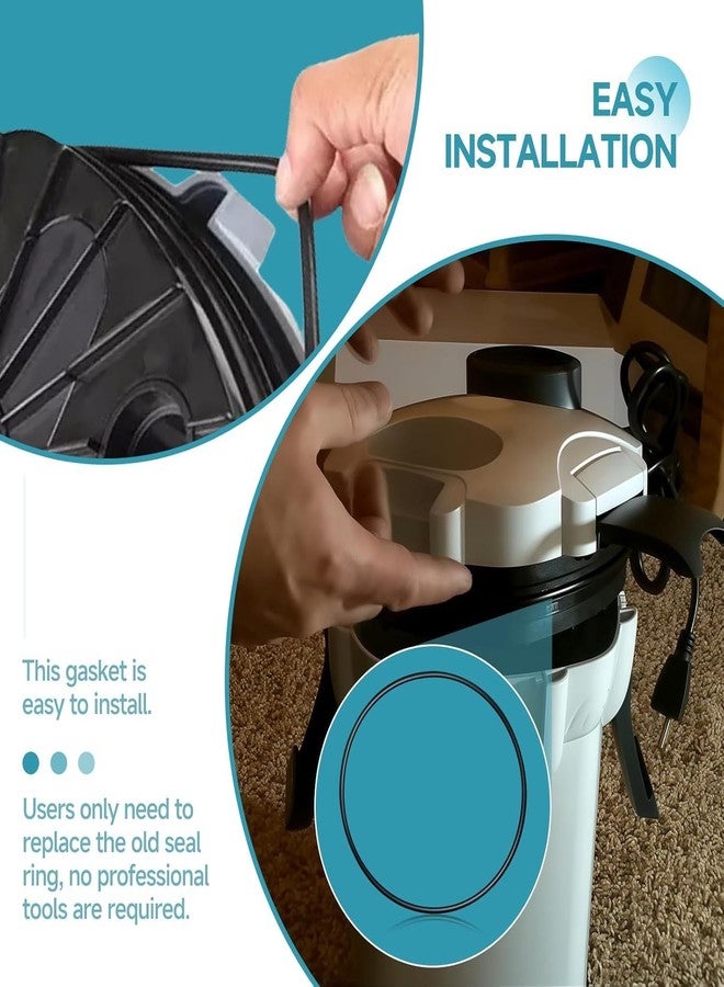 VAYINATO Sun-Sun HW-603B Canister Filter O-Ring Replacement Seal Ring | Compatible with Aquarium Canister Filter Models | Durable Rubber Gasket for Leak Prevention and Tight Sealing - Image 4